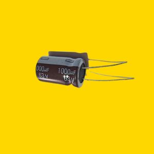 1000uF, 63V, Electrolytic Capacitor, DIP