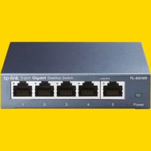 TP-Link TL-SG105 5-Port Gigabit Desktop Switch, Fast and Reliable Network Connectivity