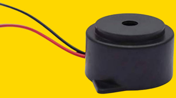 Electronic Spices Big Buzzer with Small Enclosed Piezo Electronic Buzzer Alarm 95DB with Wires PACK OF 5