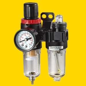 FRL Unit with Pressure Gauge | Filter, Regulator & Lubricator | 1/4th inch