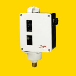 Danfoss Rt110 Pressure Switch, R: 0.2 to 3 BAR, D:0.08 to 0.25 BAR, IP 66, G3/8A