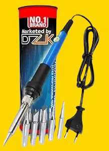 DZK 60W 220V Temperature Adjustable Electric Solder Soldering Iron soldering iron 60 watt original soldering iron kit 60 watt Rework Station Handle Heat Pencil Tool (Soldering Iron With Bits)