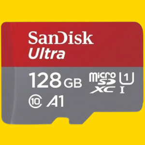 SanDisk Ultra 128GB microSDXC UHS-I, 140MB/s R, Memory Card, 10 Y Warranty, for Smartphones
