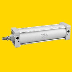 Heschen Pneumatic Standard Cylinder, SC 100-300, PT1/2'' Port, 100mm Bore, 300mm Stroke, Double Acting