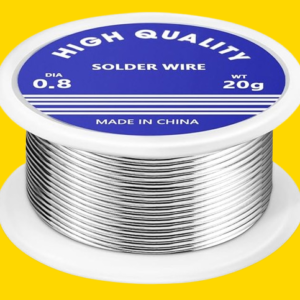 Solder Wire,0.8mm Soldering Wire Lead Free Sn99.3 Cu0.7 with Rosin Core for Electronic Electrical Soldering Components Repair and DIY. (20g)