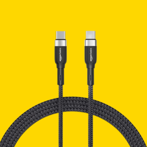 Usb Type C To Type C 60W Fast Charging Data Cable For Smartphone (Black 1.2 Meter)