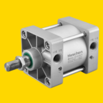 Heschen Pneumatic Standard Cylinder, SC 100-25, PT1/2'' Port, 100mm Bore, 25mm Stroke, Double Acting
