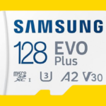 SAMSUNG EVO Plus 128GB Micro SDXC w/SD Adaptor, Up-to 160MB/s, Expanded Storage for Gaming Devices, Android Tablets and Smart Phones, Memory Card, MB-MC128SA/IN