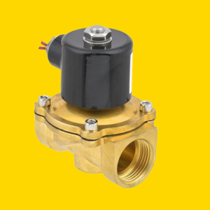 Ampereus Brass solenoid valve 1 inch for industrial water purifier, irrigation, overhead tank, Normally closed type sv 220V AC
