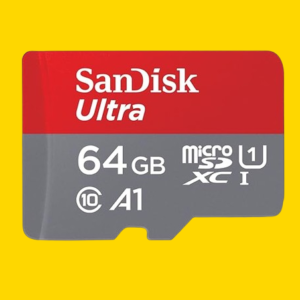 SanDisk Ultra 64GB microSDXC UHS-I, 140MB/s R, Memory Card, 10 Y Warranty, for Smartphones