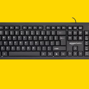 Wired Multimedia Keyboard with 107 Keys, USB 2.0 Interface, for Gaming PC, Computer, Laptop, Mac